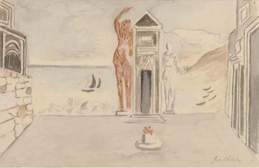 Scena per il Teatro di Atene [Tempio] 
