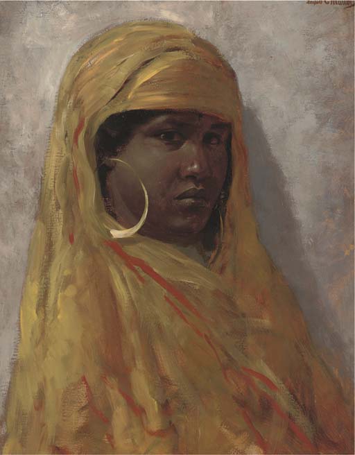 Leopold Carl Müller (German, 18341892) , A Moorish girl Christie's