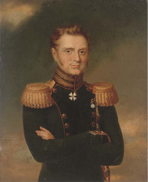 Portrait of Grand Duke Mikhail Pavlovich, waist length, in military dress
