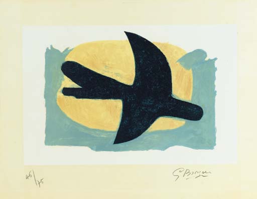 Oiseau bleu et jaune (V. 147) 
