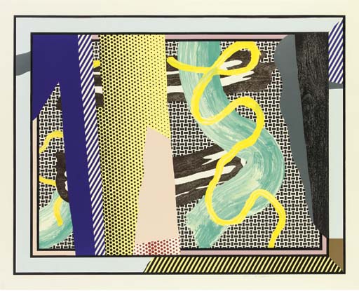 Reflections on Brushstrokes, from Reflections (C. 242) 

