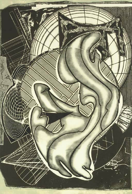 Stubb and Flask Kill a Right Whale, from Moby Dick Engravings 
