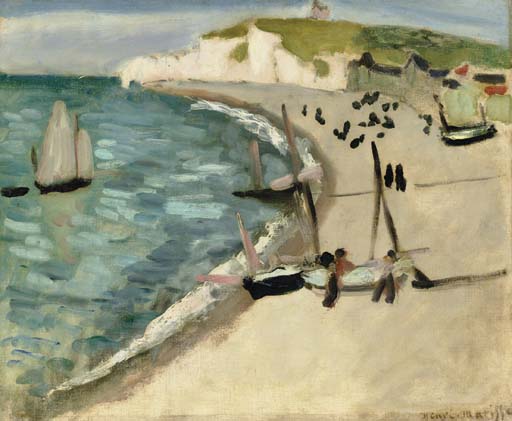 Falaises d'amont à Etretat 
