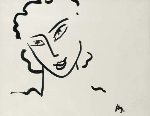 Tête de femme 
