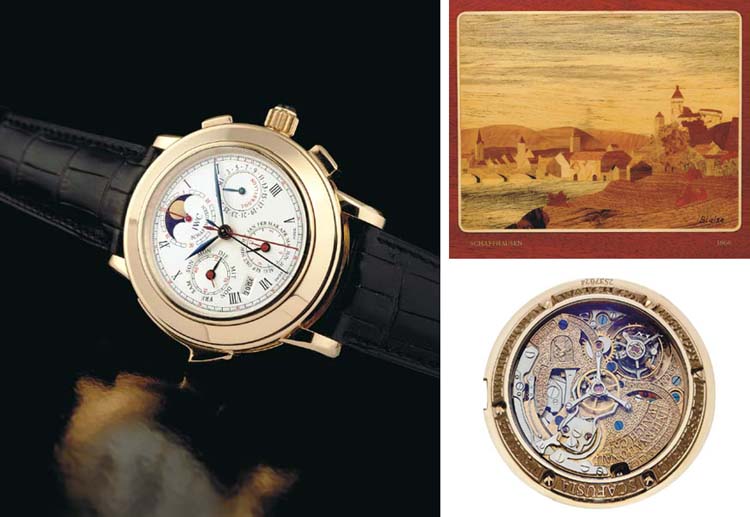 IWC. A VERY RARE AND IMPORTANT LIMITED EDITION 18K PINK GOLD MIN