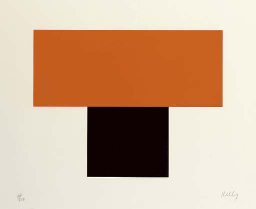 Red-Orange over Black (A. 71) 
