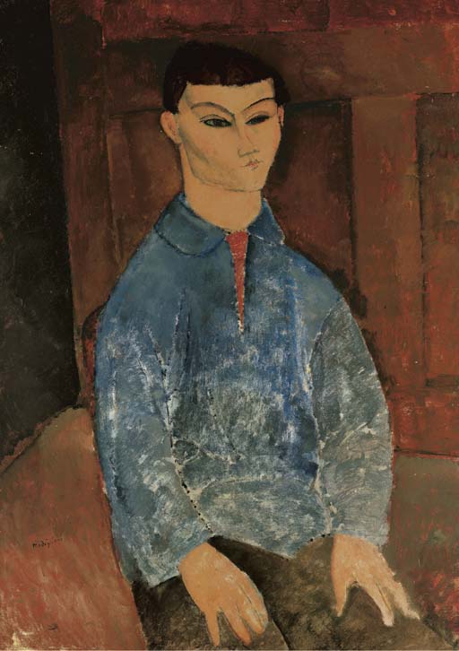 Moïse Kisling seduto 
