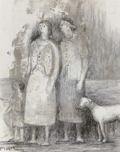 Figures in Street 
