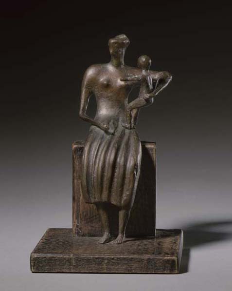 Mother and Child No. 3: Child on Knee 
