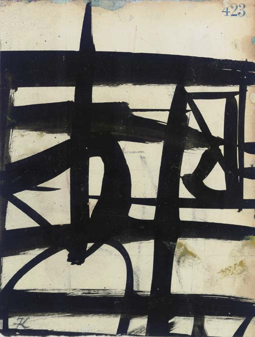 Franz Kline (19101962) , Study for Cardinal Christie's