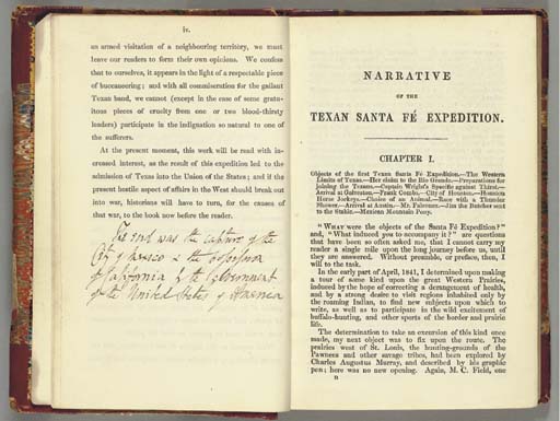 Kendall George Wilkins 1809 1867 Narrative Of The Texan Santa Fe Expedition Comprising A Tour Through