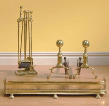 A GROUP OF ASSORTED FIREPLACE EQUIPMENT