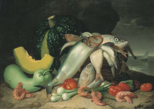 Nature morte aux poissons 
