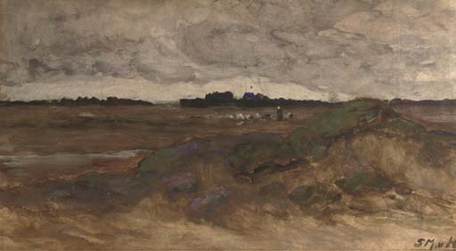 Sientje Mesdagvan Houten (Dutch, 18341909) , On the heath Christie's