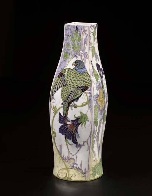 Samuel Schellink for Rozenburg, 1902 , AN EGG-SHELL PORCELAIN TWO