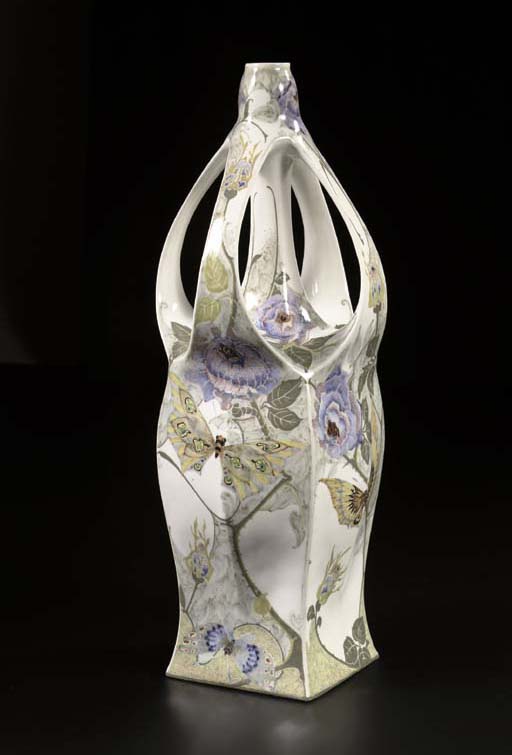 Samuel Schellink for Rozenburg, 1902 , AN EGG-SHELL PORCELAIN TWO