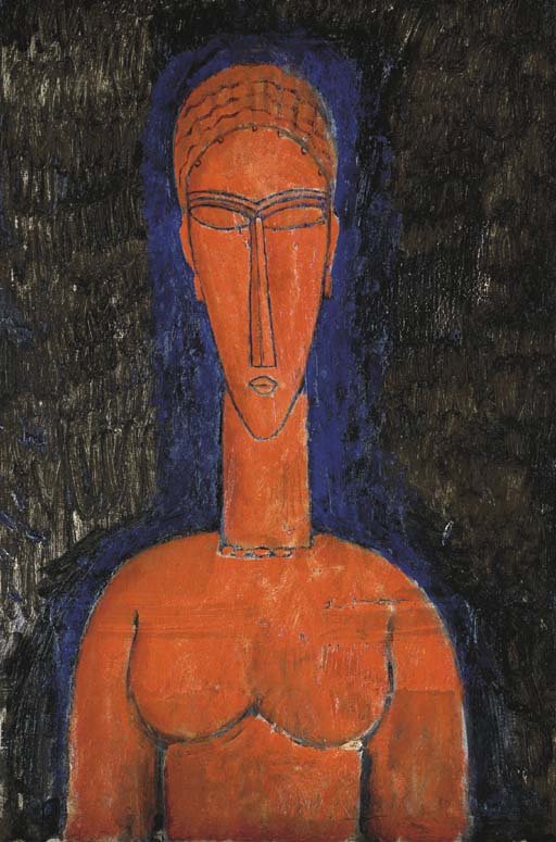 Le buste rouge (Cariatide) 
