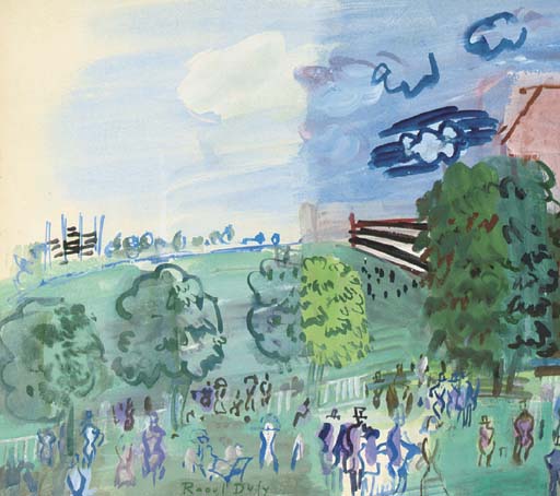 Raoul Dufy (1877-1953) , Le champ de courses, Ascot | Christie's