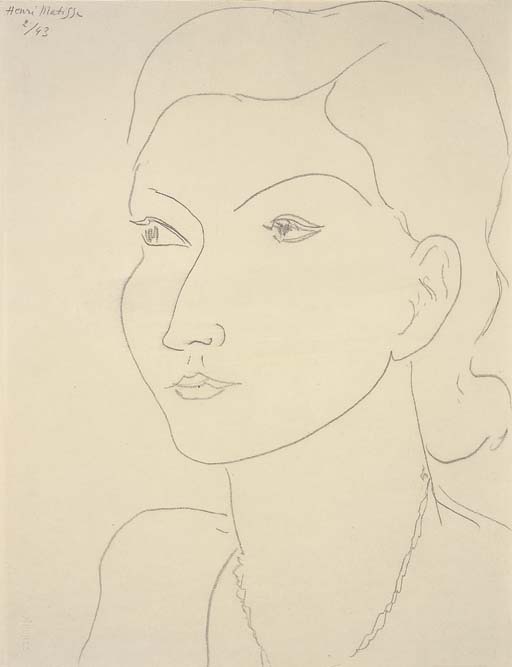 Portrait de Mademoiselle Jacqueline Leriche 
