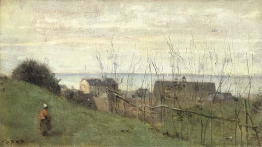Le Tréport, maison dominant la mer 

