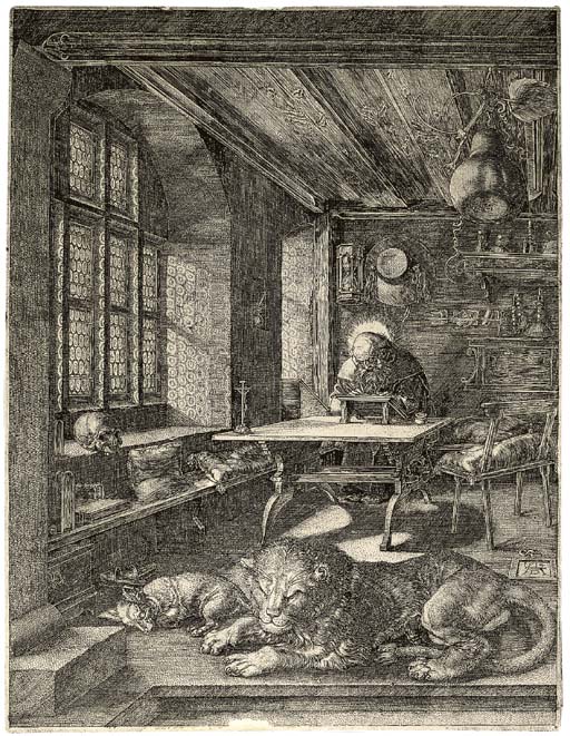 Saint Jerome in his Study (B. 60; M., Holl. 59) 
