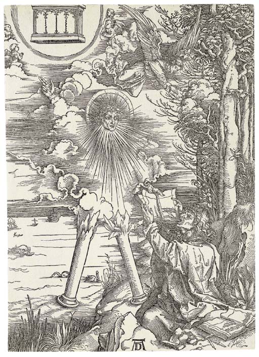 Saint John devouring the Book, from The Apocalypse (B. 70; M., Holl. 172)
