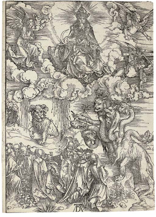 The Beast with two Horns like a Lamb, from The Apocalypse (B. 74; M., Holl. 175)

