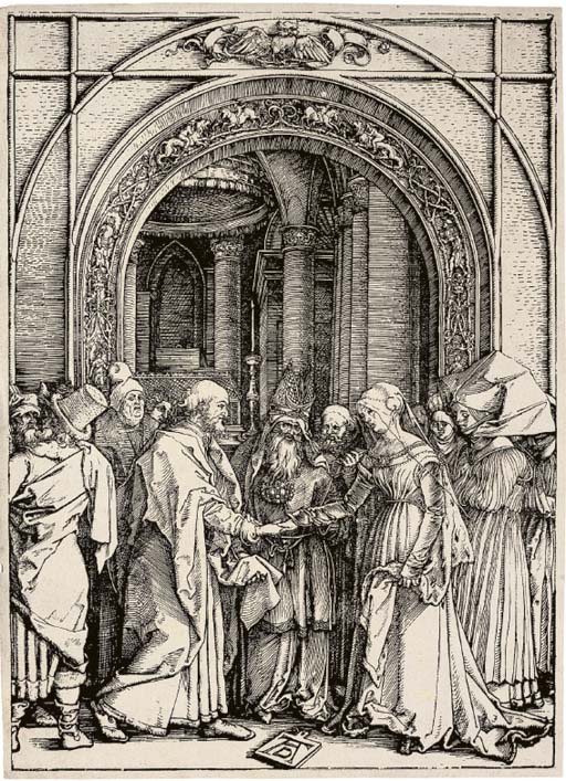 The Betrothal of the Virgin, from The Life of the Virgin (B. 82; M., Holl. 194)
