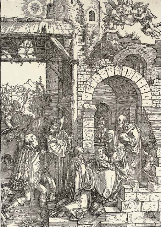 The Adoration of the Magi, from The Life of the Virgin (B. 87; M., Holl. 199)

