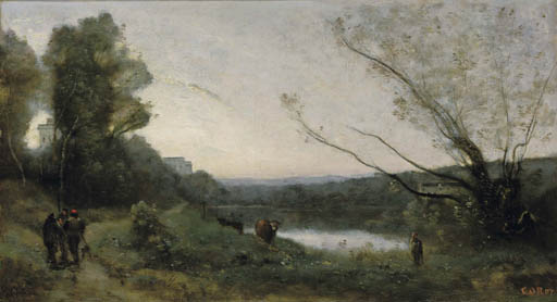 Rives d'un étang 
