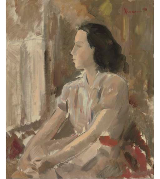Jacob Kramer, L.G. (18921962) , Portrait of a girl Christie's