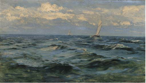 Nightfall - a freshening breeze 
