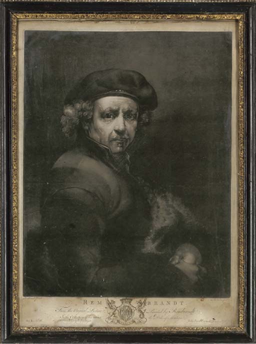 Rembrandt [Self Portrait], by Richard Earlom 
