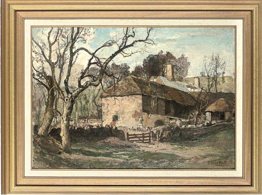 Old barns, Waddon Manor, Dorset 
