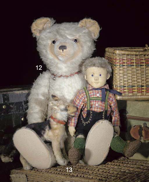 Ancien Ours En Peluche Steiff Pintel Vintage – Teddy Bear 48 Cm – Collection