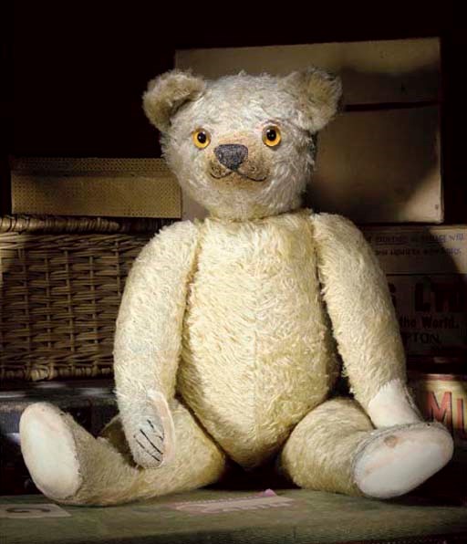 chad valley teddy bear with growler