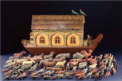 A carved and painted wooden Noah's ark | Christie's