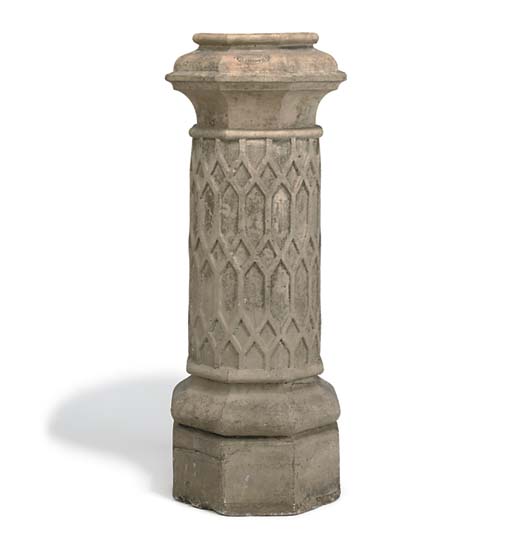 A VICTORIAN TERRACOTTA CHIMNEY POT , CIRCA 1880, BY DOULTON, LAMBETH