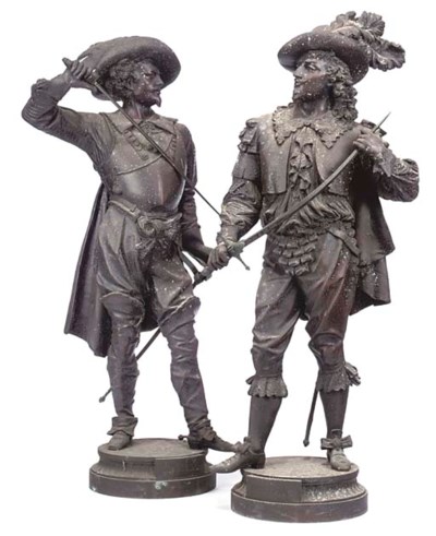 limousin spelter figures