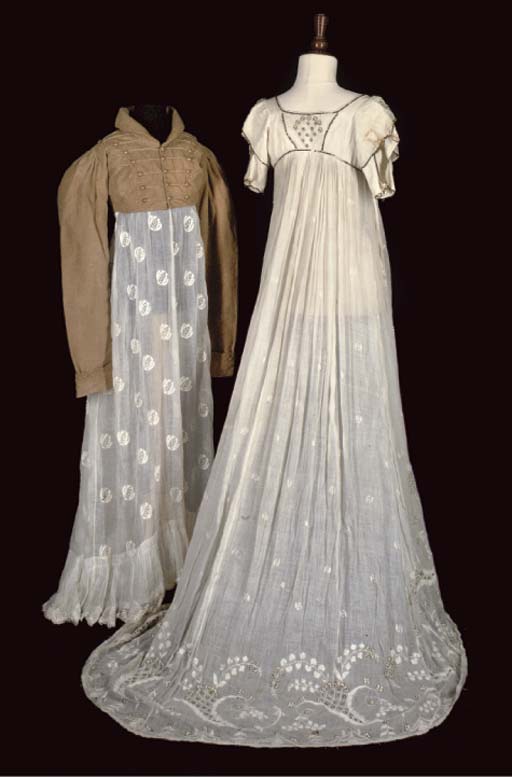 regency evening gown