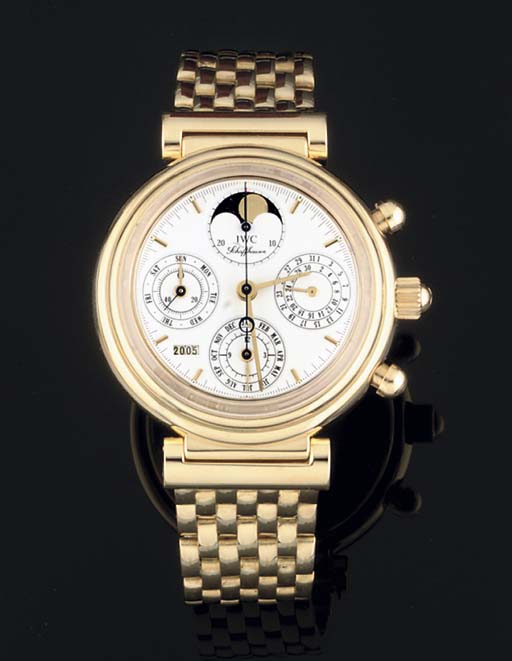 International Watch Co. An 18ct Gold Automatic Perpetual Calende