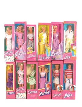 Various Barbies, 1980s