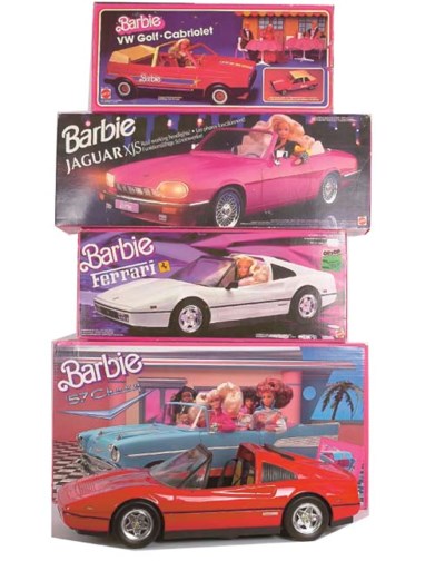 Five Barbie Cars, 1980/90s | Christie's