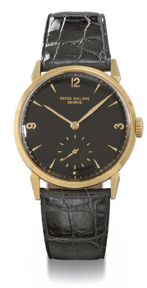 patek philippe black and gold