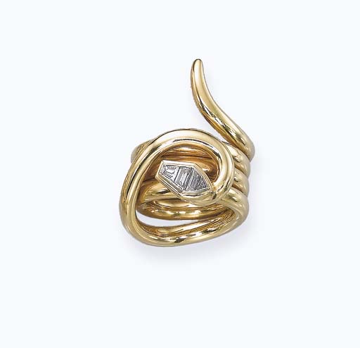 cartier snake ring