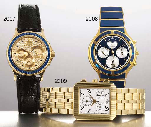 PATEK PHILIPPE. A FINE AND VERY RARE STAINLESS STEEL 