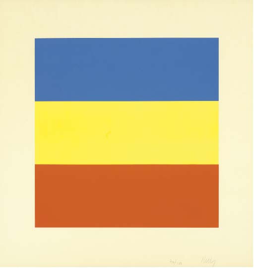 Blue/Yellow/Red (Untitled) (A. 91) 
