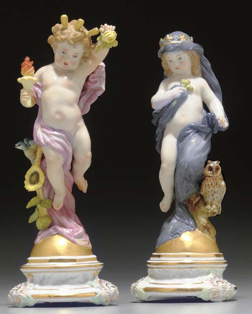 のり、希少✤1924年以前マイセン（Meissen）『ローレライ』 A MEISSEN MYTHOLOGICAL FIGURE GROUP , LATE 19TH CENTURY, BLUE