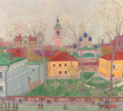 MIKHAIL GUREVICH (1904-1943) , Courtyard in Zamoskvorechie | Christie's