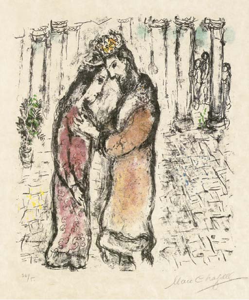MARC CHAGALL , David and Bathsheba (M. 936) Christie's